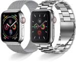  2 db Rozsdamentes acél óraszíj készlet az Apple Watch 42 és 44 mm-es órához