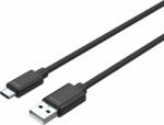 Unitek C14069BK USB-A apa - USB-C apa 2.0 Adat és töltőkábel - Fekete (3m) (C14069BK)