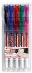 edding Roller cu gel Edding Cristal Jelly 2185, varf 0.7 mm, 5 culori/set (ED2185_5) - birotica-asp