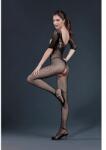 Moonlight Bodystocking Crotchless Model 05 Negru OS