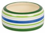 TRIXIE Bol Ceramic verde cu dungi pentru iepure 500 ml