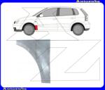 VW POLO 4 2001.11-2005.04 /9N/ Első sárvédő hátsó alsó rész bal, magasság: 27cm (javítólemez) KLOKKERHOLM 9506335