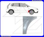 VW POLO 4 2001.11-2005.04 /9N/ Első sárvédő hátsó alsó rész jobb, magasság: 27cm (javítólemez) KLOKKERHOLM 9506336