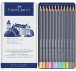Faber-Castell Színes ceruza készlet 12db-os GOLDFABER akvarell fém dobozban pasztel (114622)