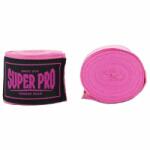 SUPER PRO Бинтове за Бокс Super Pro Hand Wraps Pink 450 см
