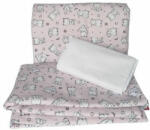 KidsDecor Lenjerie de pat pentru copii baby bear roz - 63x127 cm, 110x125 cm Lenjerii de pat bebelusi‎, patura bebelusi