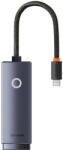 Baseus Placa de retea Baseus Lite Series USB-C to RJ45 network adapter, 100Mbps (gray) (033089) - vexio