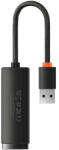 Baseus Placa de retea Baseus Lite Series USB to RJ45 network adapter, 100Mbps (black) (033798) - vexio