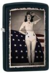 Zippo Brichetă Zippo 28533 Flag Woman Saluting 28533 Bricheta