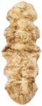vidaXL Covor din blană de oaie 60x180 cm maro melanj (283882) Covor