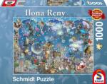 Schmidt Spiele Reny Ilona - Kék éjszakai égbolt 1000 db-os (59947)