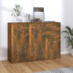 vidaXL Servantă, stejar fumuriu, 105x30x75 cm, lemn compozit (815396) Comoda
