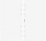 FILOFAX Kalendárium betét, jegyzetlap, A4, kockás, FILOFAX, fehér (NFX292905) (FX-292905)