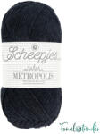 Scheepjes Metropolis 070 Cairo - kékes fekete gyapjú fonal