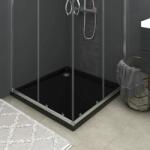 vidaXL Cădiță de duș pătrată din ABS, negru, 90x90 cm (148913) - comfy