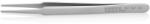 KNIPEX preciziós csipesz egyenes, keskeny-kerekített, fogazott, 2x120mm (92 52 23)