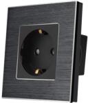 Luxion Priza Simpla LUXION cu rama din aluminiu (LX-1MP010A-B)