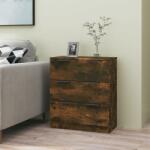 vidaXL Servantă, stejar fumuriu, 60x30x70 cm, lemn prelucrat (816985) Comoda
