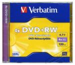 Verbatim DVDVU+4 DVD+RW normál tokos DVD lemez
