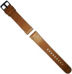  Okosóra szíj - Samsung Galaxy Watch 5 / 5 Pro (40 / 44 / 45 mm) - Essex Belt barna bőr szíj (20 mm szíj szélesség) - tokgalaxis