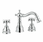 Bugnatese Princeton 3-lyukas bidé csaptelep leeresztővel, bronz 825BR (825BR)