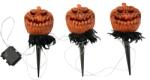 Europalms Halloween Pumpkins with Stake, Set of 3, 39cm (83316121)