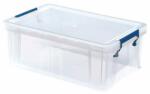 Fellowes Műanyag tároló doboz, átlátszó, 10 liter, FELLOWES, ProStore (IFW77304) - pencart