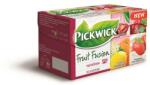 Pickwick Gyümölcstea, 20x2 g, PICKWICK Fruit Fusion, eper-tejszín, citrus-bodza, mágikus meggy, áfonya-málna (KHK289)