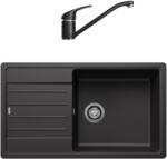 BLANCO 526087+2560/PS70 - BLANCO LEGRA XL 6 S gránit mosogató fekete 860X500 + Olasz álló csaptelep fekete szett (526087+2560/PS70)