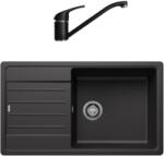 BLANCO 523326+2560/PS44 - Blanco Legra XL 6 S gránit mosogató antracit 860X500 + Olasz álló csaptelep antracit szett (523326+2560/PS44)