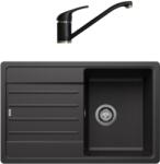 BLANCO 522201+2560/PS44 - Blanco Legra 45 S gránit mosogató 780X500 antracit + Olasz álló csaptelep antracit szett (522201+2560/PS44)