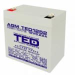 TED Electric Acumulator , A0057648, AGM VRLA 12V 5, 2A High Rate 90mm x 70mm x h 98mm F2 TED Battery Expert Holland TED003287 (A0057648)