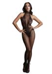 Le Désir Fishnet and Lace Bodystocking DES026 Black - superlove