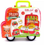 Bei Di Yuan Toys Factory Játék műanyag gurulós pizzás kocsi szett (82446)