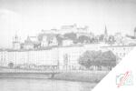  PontPöttyöző - Salzburg, Ausztria Méret: 40x60cm, Keretezés: Keret nélkül (csak a vászon), Szín: Zöld