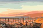  Festés számok szerint - Ribblehead viadukt Méret: 40x60cm, Keretezés: Keret nélkül (csak a vászon)