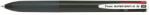 Pilot Golyóstoll, 0, 27 mm, nyomógombos, négyszínű, PILOT Super Grip G, fekete (PSGGNY4F)