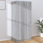 vidaXL Șifonier, gri sonoma, 80x52x180 cm, lemn prelucrat (815352) Garderoba