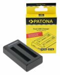PATONA DUAL akkumulátor töltő (dupla) (for Insta360 ONE X2) (USB-C + micro USB) (1457) (1457)
