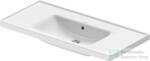Duravit D-NEO 1005x480 mm-es bútorral aláépíthető mosdó csaplyuk nélkül Wondergliss bevonattal, fehér 23671000601 (23671000601)