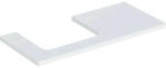 Geberit One mosdópult bal oldali kivágással 105x47 cm, pultra ültethető mosdóhoz, matt fehér 505.304. 00.2 (505.304.00.2) - szaniteronline
