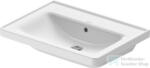 Duravit D-NEO 650x480 mm-es bútorral aláépíthető mosdó csaplyuk nélkül, fehér 2367650060 (2367650060)