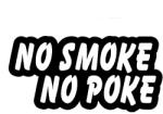 ERS Sticker No Smoke No Poke 20cm