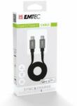 EMTEC USB kábel, USB-C - USB-C 2.0, EMTEC "T700C2 (ECCHAT700TC2) - pepita