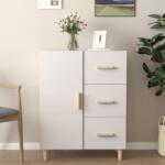 vidaXL Servantă, alb, 69, 5x34x90 cm, lemn prelucrat (812168) Comoda