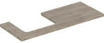 Geberit One mosdópult bal oldali kivágással 120x47 cm, pultra ültethető mosdóhoz, hikoridió 505.305. 00.6 (505.305.00.6) - szaniteronline