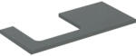 Geberit One mosdópult bal oldali kivágással 105x47 cm, pultra ültethető mosdóhoz, matt láva 505.304. 00.3 (505.304.00.3) - szaniteronline