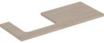 Geberit One mosdópult bal oldali kivágással 120x47 cm, pultra ültethető mosdóhoz, tölgy 505.305. 00.5 (505.305.00.5) - szaniteronline