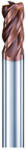 DHF d10, 0 R1, 0mm tórusz 4 élű univerzális nagyoló/simító maró 50HRC alatt - DHF - UPER1010