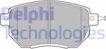 DELPHI set placute frana, frana disc DELPHI LP1986 (LP1986)